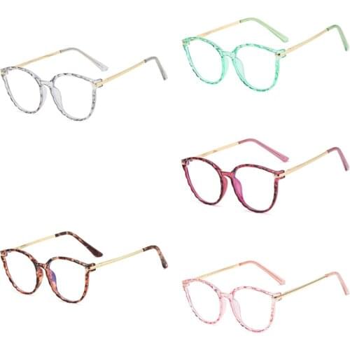 Anti Blue Light Glasses Frames Women Computer Eyewear Fashion Cat Eye Eyeglasses Frame Goggle