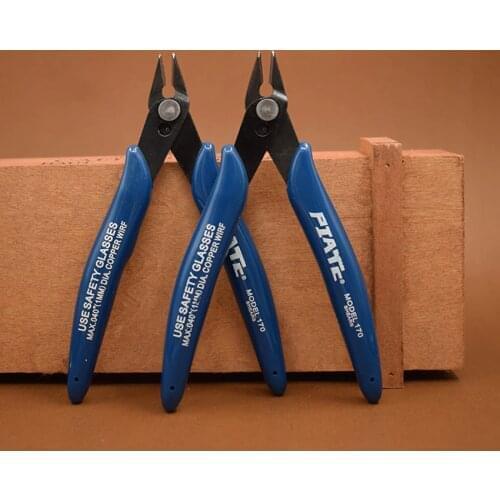 Pliers Electrical Wire Cable Cutters Cutting Side Snips Flush Pliers Nipper Anti-slip Rubber Mini Diagonal Pliers Hand Tool