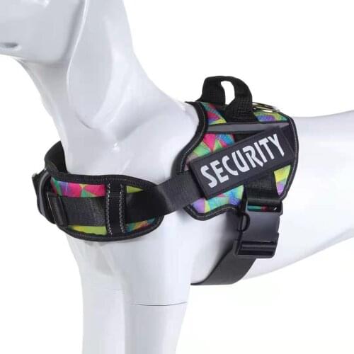 Reflective Pet Dog Harness Breathable Adjustable Dog Chest Strap Vest For Medium Large Dogs Outdoor Walking Dog Accessory