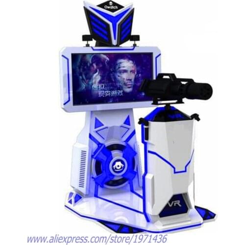 Body Feeling Somatic Amusement Equipment 9D VR Gun Shooting Game Machine