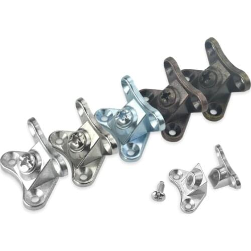 Zinc alloy corner brackets angle code three in one connector furniture accessories