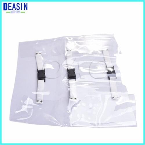 High quality 1pcs Plastic Dental Chair Mat Cushion Foot Pad Dental Seat Unit Dustproof Cover Protector With Elastic Bands