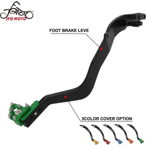 Motorcycle CNC Rear Foot Brake Pedal Lever For KAWASAKI KLX150L 2015-2018 KLX150BF 2017 KLX 150L 150BF