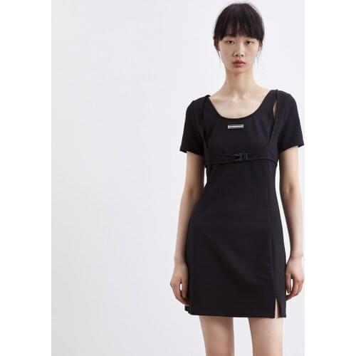 Summer Dress Female Patchwork Bodycon Dress Sashes Slim Sleeveless Camisole Casual Womens Dresses Summer Dresses Ladies 2021