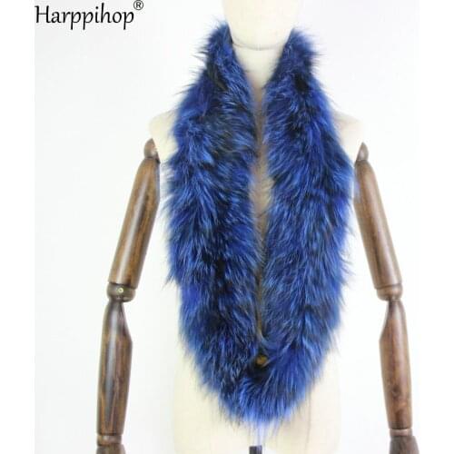 Winter versatile warm fur collar fox fur scarf woven silver fox fur real hair double ring big collar collar