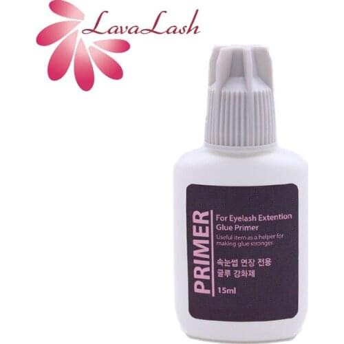 1 Bottle Eyelash Extension Glue Primer Free Shipping Korea Keep Lashes Stay Longer Make Glue Stronger Big Sale 15ml/bottle