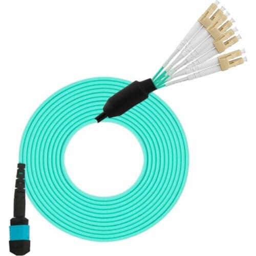 MPO/APC-LC/APC 8 Core Fiber Optic Patch Cord Cables 3M