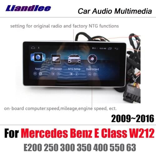 Car GPS Navigation Multimedia Player For Mercedes Benz E Class W212/E200/250/300/350 Android Screen Auto Carplay Radio Stereo