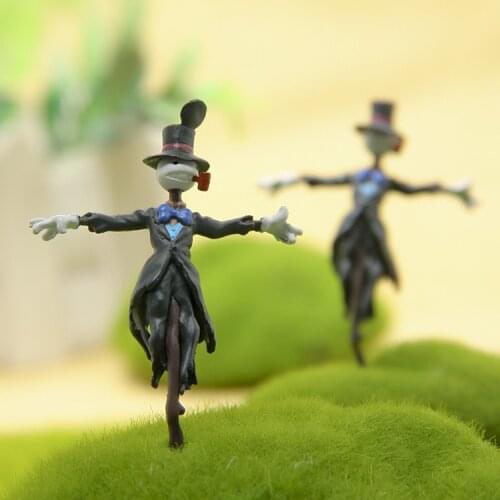 DIY Home Decoration scarecrow mini Action figure mini Doll Micro landscape gardening