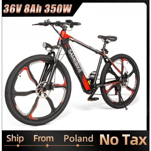 26" Electric Bike for Adult, 350W 36V 8A 18650 Lithium-ION Battery Foldable Mountain E-Bike, with Professional 21 Speed Gears