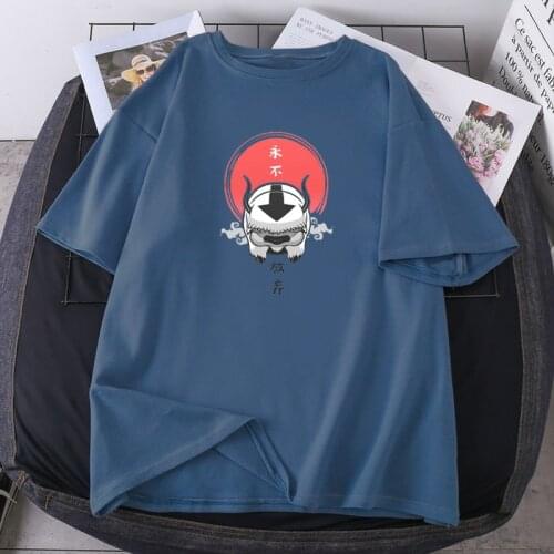 Harajuku Summer Hip Hop T-shirts Woman Avatar The Last Airbender Lady O-neck Clothing Short Sleeve Tees Oversize 2021 Camisetas