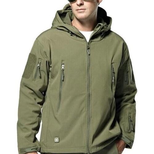 2019 New Mens Army Camouflage Jacket and Coat Military Jacket Waterproof Soft Shell Jackets Windbreaker Hunt Clothes