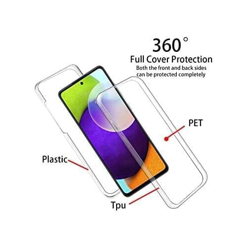 Soft TPU Silicone Front Hard PC Back Transparent Protective Cover For Samsung A12 A21S A31 A32 A40 A41 A42 A50 A51 A52 A70 Case