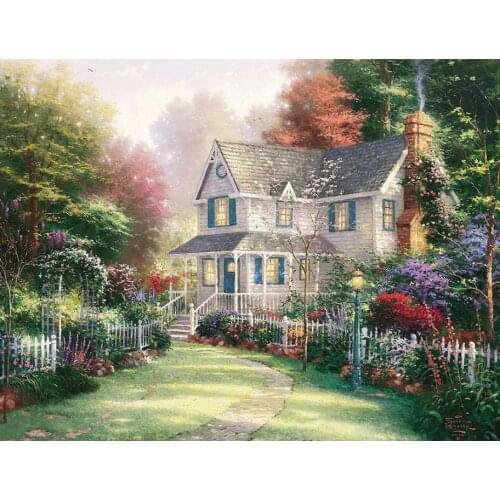 New Embroidery Counted Cross Stitch Kits Needlework - Crafts 14 ct DMC DIY Arts Handmade Decor - Watchful Hunters 4