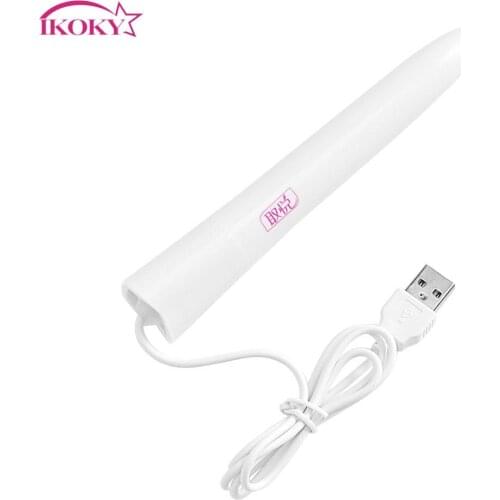 IKOKY Heated Bar Stick Pussy Vagina Warmer Smart Thermostat 45 Celsius Sex Toys for Men USB Heating Rod for Masturbators