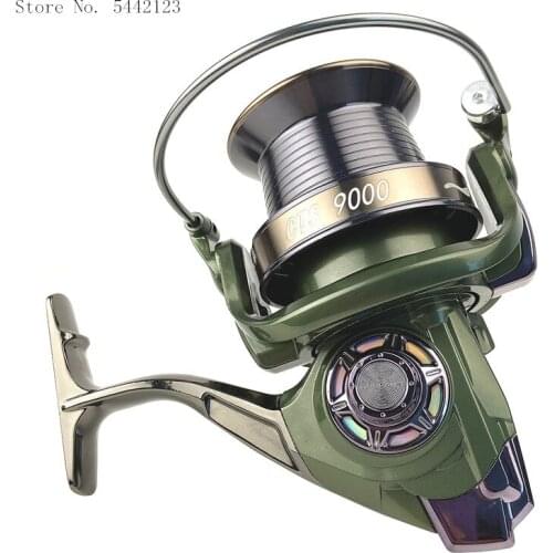 New CTS9000/10000/12000 Full Metal Fishing Reel 14+1BB Max Drag 13-23kg Spinning Reels Saltwater Distant Wheel