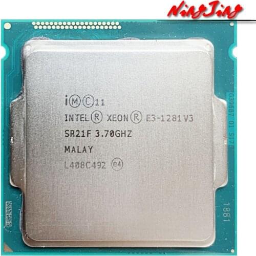 Intel Xeon E3-1281v3 E3 1281v3 E3 1281 v3 3.7 GHz Quad-Core Eight-Thread CPU Processor L2=1M L3=8M 82W LGA 1150