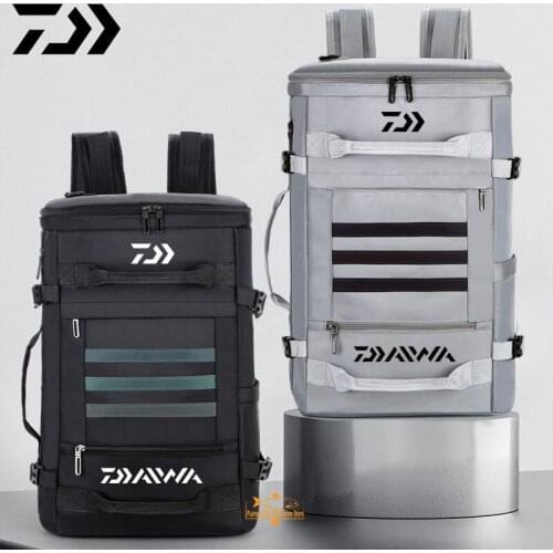 2021 Daiwa Fishing Backpack Mens New Multi-function Bag Cycling Outdoor Travel Running USB Charging Sport Backpack Quality Bag