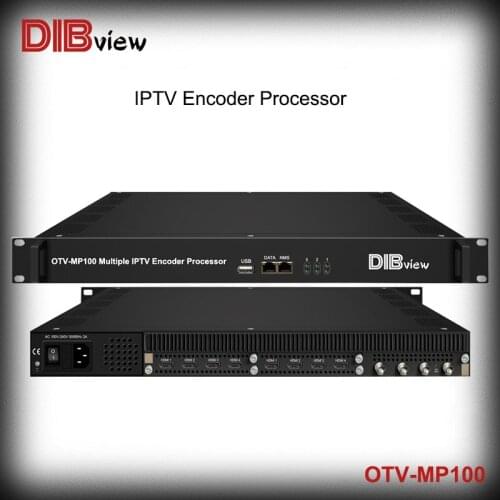 Dibview OTV-MP100 Network Encoder Processor 12 Channels HD HDMI SDI SD CVBS To IP H264 H.265 HEVC Video IPTV Streaming Encoder