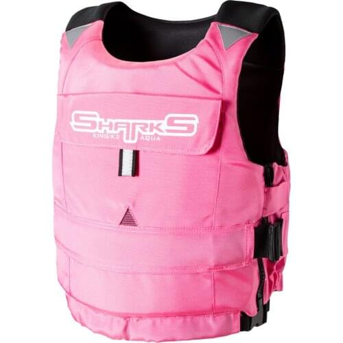 Adult Life Vest Boating Safety Swimming Life Jacket Survival Kit Buoyancy Aid Polyester Floating Foam Pink Women Surf Swimsuit
