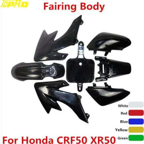 TDPRO Motorcycle Full Fairing Body Cover Kits Enduro Plastic Fender Mudguards Fit XR/CRF 50 SSR SDG Pitster Pro 50cc 70cc 110cc