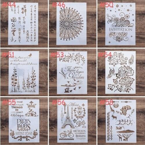 A4 Size DIY Craft Layering Mandala Stencil For Wall Painting Scrapbooking Stamping Stamp Album Decorative Embossing Paper Card s