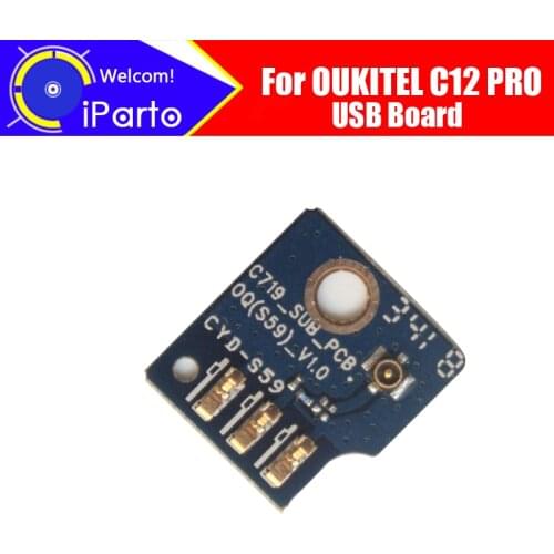 OUKITEL C12 PRO usb board 100% Original New for usb plug charge board Replacement Accessories for OUKITEL C12 PRO phone