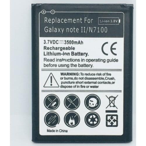 High Quality EB595675LU Note2 Replacement Battery for Samsung Galaxy Note 2 N7100 N7105 N7102 T889 L900 N7108D Battery Note II