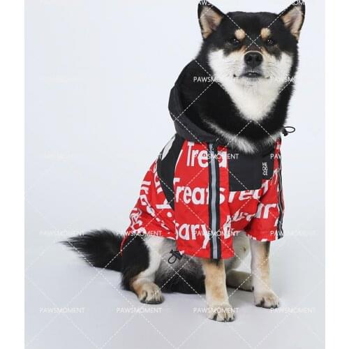 Yorkies Windbreaker Pet Dog Clothes for Small Large Dogs Clothing for French Bulldog Hoodies Raincoat Dog Accessories PC1480