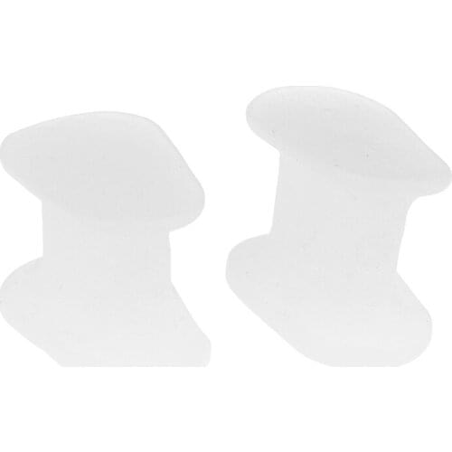 1 Pair Silicone Gel Orthotics Bunion Separators Toe Stretchers Reusable Toe Separator Thumb Valgus Corrector Foot Nail Art Tools