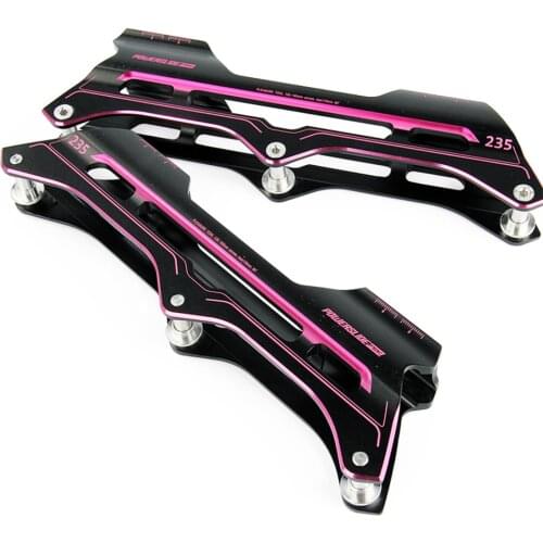 100% Original Powerslide Pleasure Tool 3*110mm Inline Speed Skate Frame 235mm Aluminum Speed Skating Patines 165mm Distance Base
