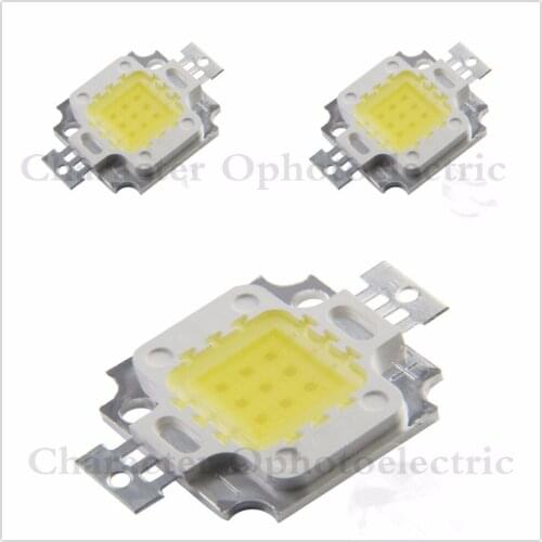 10W Warm White 3000K Cold White 6000K 10000K 20000K 30000K 35mil 45mil Square High Power LED Light chip 1000mA 10-13V 100pcs