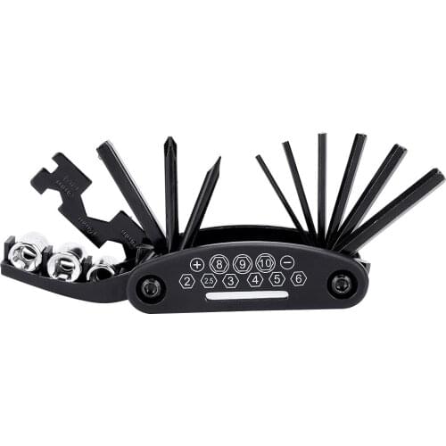 16-in-1 MTB Mountain Bicycle Portable Socket Multipurpose Wrench Bicycle Multi Tool Screwdriver Bike Allen Fix Repairing Kit