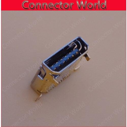 2PCS Micro USB jack socket connector Charging Sync Port Charger Phone and Tablet Common use 12pin Micro USB Female Connector