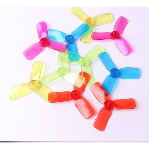 4Pcs 2030 Propeller 2030R 2 Inch 1.5mm Hole 3 Blade Bullnose Tri-blade Propeller for EX1103 1102 1105 Brushless Motor Mini Drone
