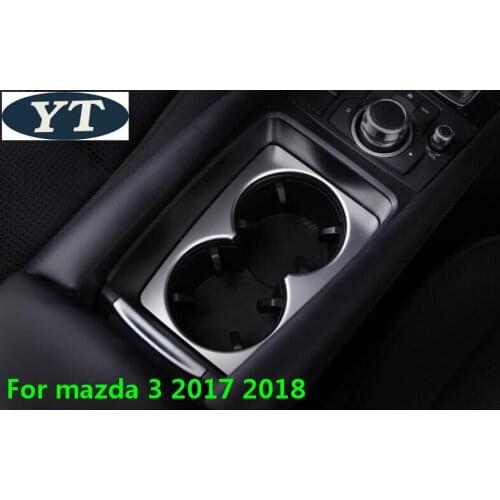 Auto interior accessories, Auto cup holder trim moulding for Mazda 3 2017 2018, car styling