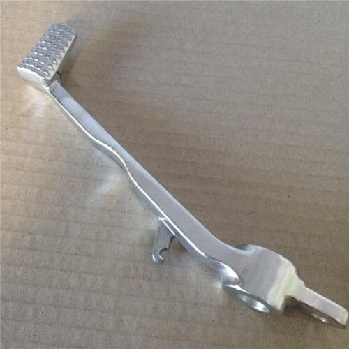 Aftermarket free shipping Motorcycle accessoriesMotorcycle SILVER Unfoldable Rear Brake Pedal Foot Lever for kawasaki