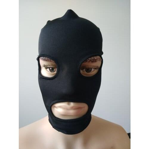 Brand Adult unisex Zentai Costumes Party Halloween Masks Cosplay Costumes Lycra Mask open eyes mouth