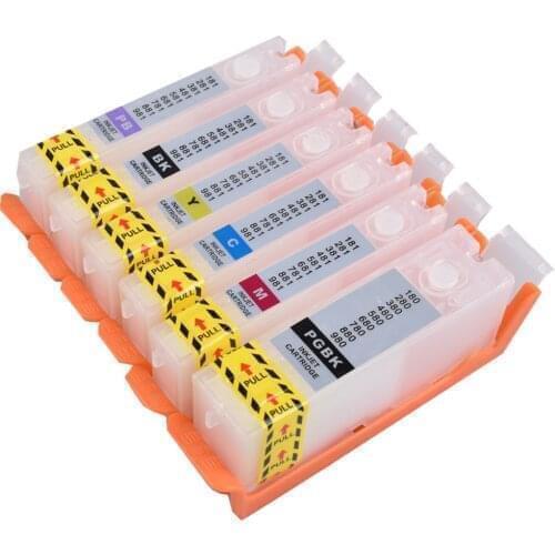 PGI 780 781 XXL refillable cartridge Permanent chip for Canon PIXMA TS9170 TS8170 TS8370 printer