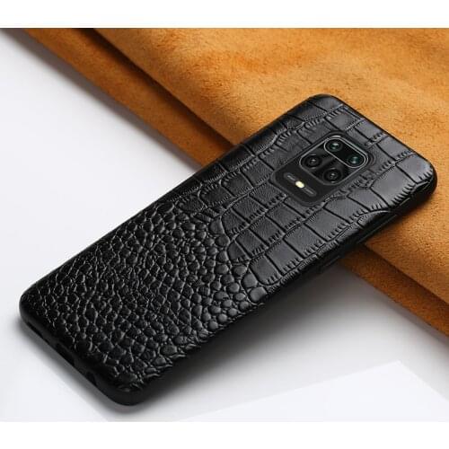 Genuine Leather Mobile Phone Cover Case For Xiaomi Redmi Note 9 Pro Note 9s Note 8 Pro Luxury 360 Full Protective Case Shell