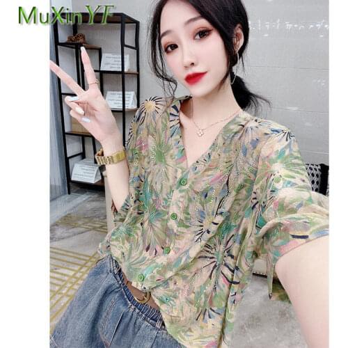 MuXinYF Short Sleeve Shirts For Women