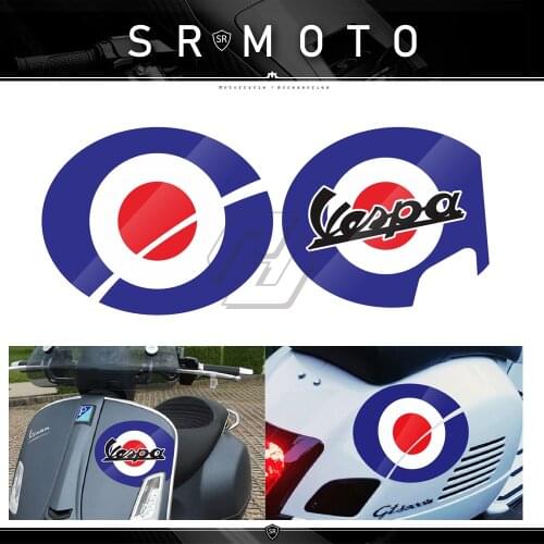 Motorcycle Number 6 Decal Case for Piaggio Vespa Series II Sei Giorni GTS 300 Super
