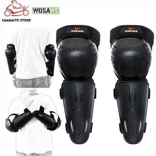 WOSAWE Kids MTB Motorcycle Elbow Pads Sports Bike Skating Cycling Protection Guard Roller Ski Snowboard Protector Elbow Guard