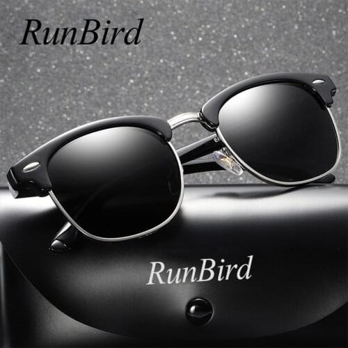 2019 Fashion Polarized High Quality Sunglasses Men Women Brand Designer Half Frame Sun Glasses Classic Oculos De Sol UV400 011