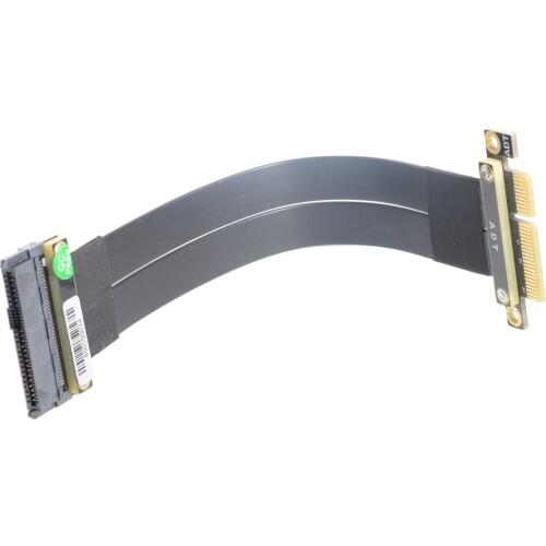 Riser U.2 Interface U2 to PCI-E 3.0 x4 SFF-8639 NVMe PCIe 4x Extension Data Cable Extender