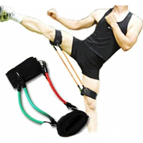 Ankle Kickback Strap with Resistance Bands Set for butt and Hip Exercises Foldable Chest Expander Sculpt Rally Pull Stretcher