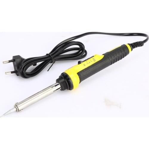 60W TU-760A Electric Soldering Iron Pen Safe Adjustable Fast Heating Standing Bracket Welding Iron Pen for Components EU Plug