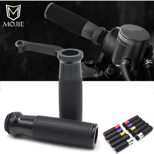7/8" 22mm CNC Aluminum Motorcycle Handlebar Grips Handle Bar Hand Cap For Suzuki GSX GSXR 400/600/750/1000/1300 BANDIT HUYABUSA
