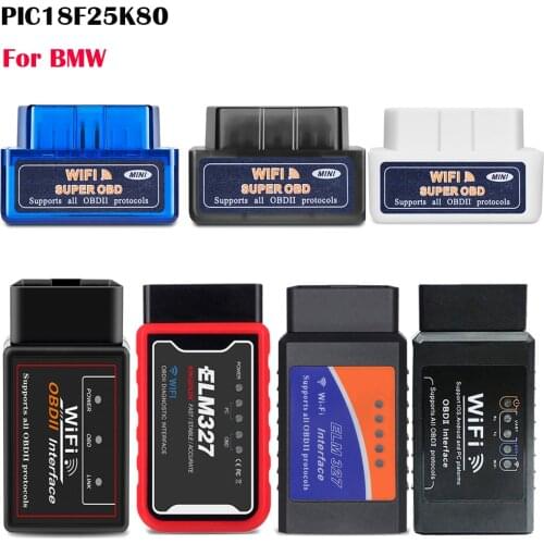 PIC18F25K80 WIFI Scanner for BMW E90 E91 E46 E36 E39 E60 E34 E61 X5 E70 F10 F20 F30 X3 X6 V1.5 OBD2 ELM327 Scanner Code Reader