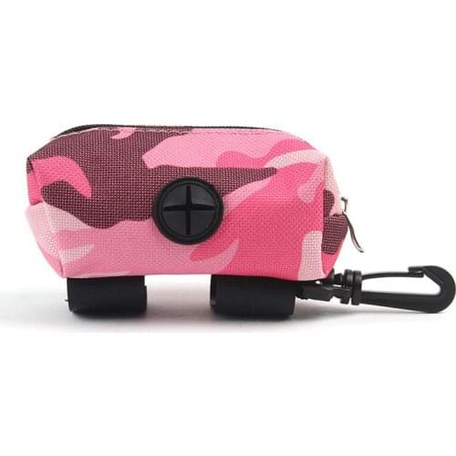 Oxford Cloth Dog Poop Bag Dispenser Pouch Pet Cat Pick Up Poop Bag Holder Waste Bags Organizer Travel Outdoor Dog Waste Bag